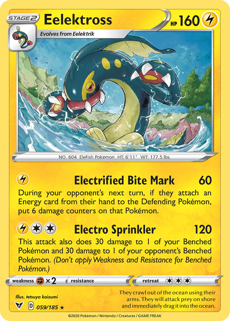 Eelektross (059/185) [Sword & Shield: Vivid Voltage] | Cracking-Singles