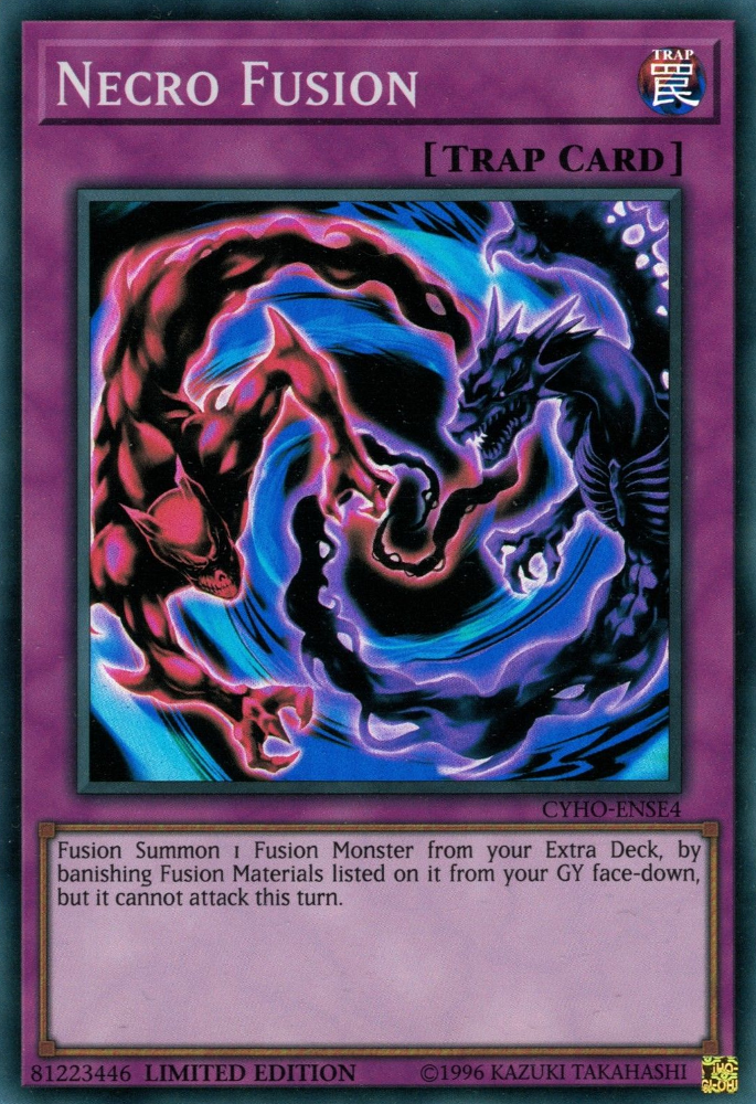 Necro Fusion [CYHO-ENSE4] Super Rare | Cracking-Singles