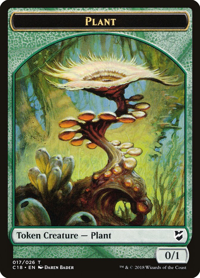 Plant [Commander 2018 Tokens] | Cracking-Singles