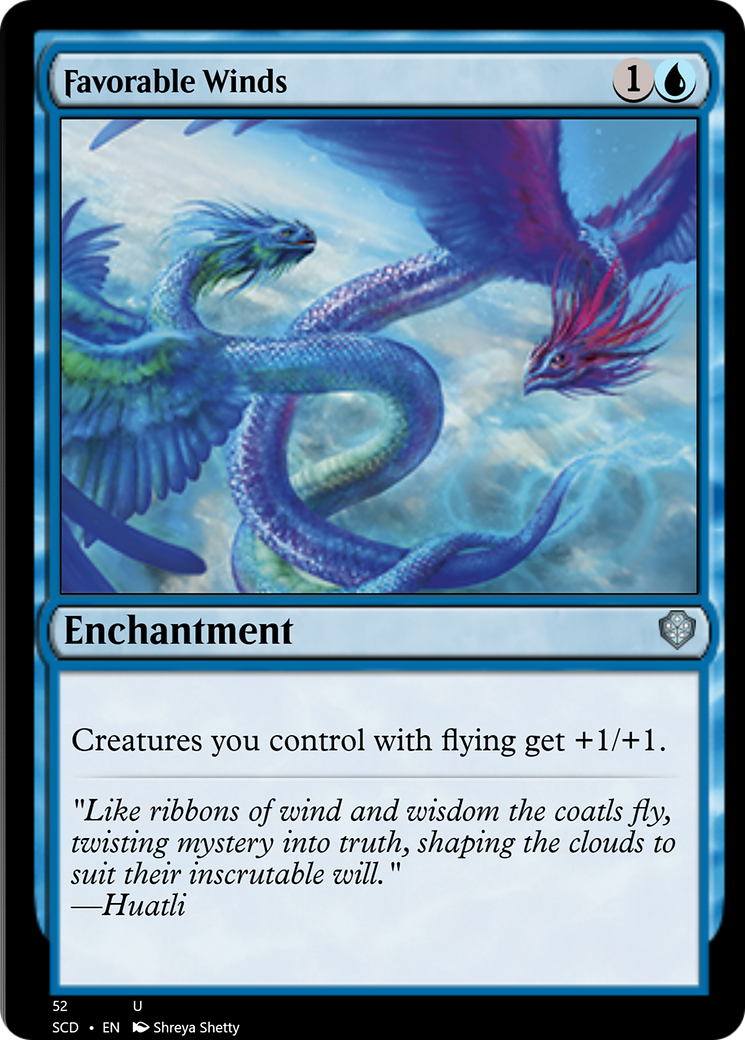 Favorable Winds [Starter Commander Decks] | Cracking-Singles