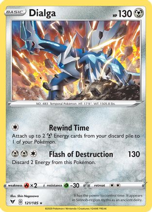 Dialga (121/185) (Theme Deck Exclusive) [Sword & Shield: Vivid Voltage] | Cracking-Singles