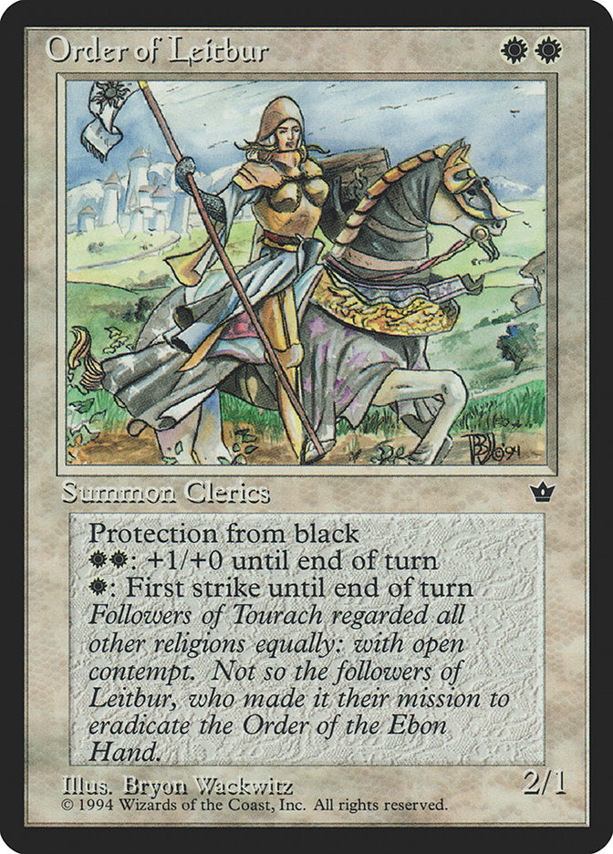 Order of Leitbur (Horse Facing Right) [Fallen Empires] | Cracking-Singles