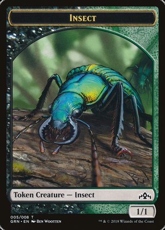 Insect Token [Guilds of Ravnica Tokens] | Cracking-Singles