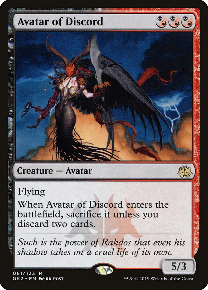 Avatar of Discord [Ravnica Allegiance Guild Kit] | Cracking-Singles
