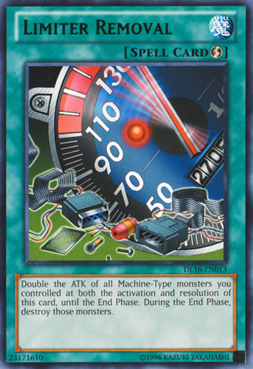 Limiter Removal (Green) [DL16-EN013] Rare | Cracking-Singles