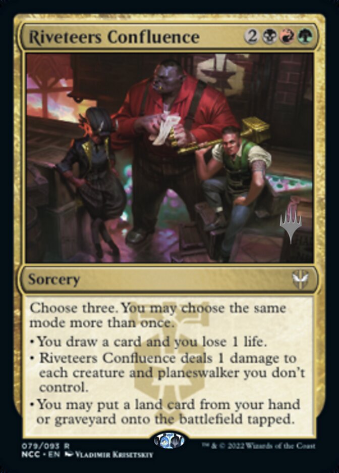 Riveteers Confluence (Promo Pack) [Streets of New Capenna Commander Promos] | Cracking-Singles