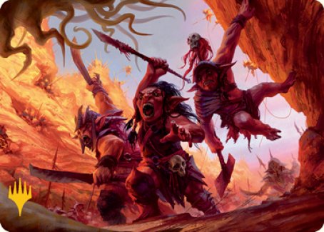 Goblin Art Card (Gold-Stamped Signature) [Dungeons & Dragons: Adventures in the Forgotten Realms Art Series] | Cracking-Singles
