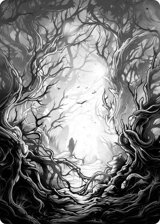 Forest 1 Art Card [Innistrad: Midnight Hunt Art Series] | Cracking-Singles