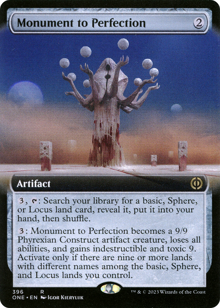 Monument to Perfection (Extended Art) [Phyrexia: All Will Be One] | Cracking-Singles