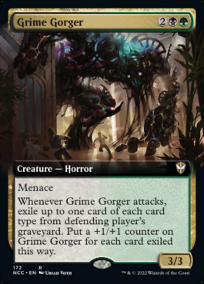 Grime Gorger (Extended Art) [Streets of New Capenna Commander] | Cracking-Singles