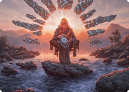 Jadzi, Oracle of Arcavios Art Card [Strixhaven: School of Mages Art Series] | Cracking-Singles