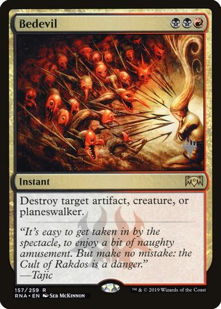 Bedevil [Ravnica Allegiance Promos] | Cracking-Singles