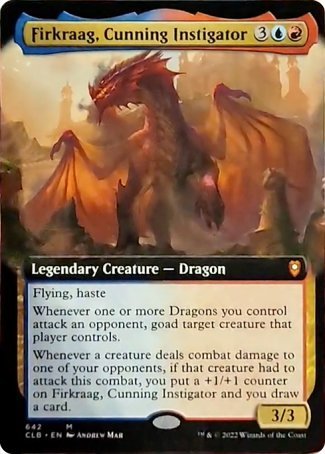 Firkraag, Cunning Instigator (Extended Art) [Commander Legends: Battle for Baldur's Gate] | Cracking-Singles