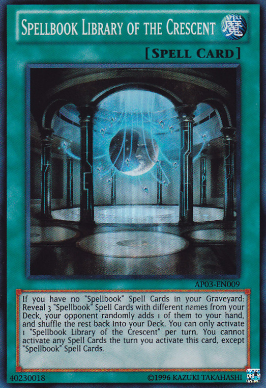 Spellbook Library of the Crescent [AP03-EN009] Super Rare | Cracking-Singles