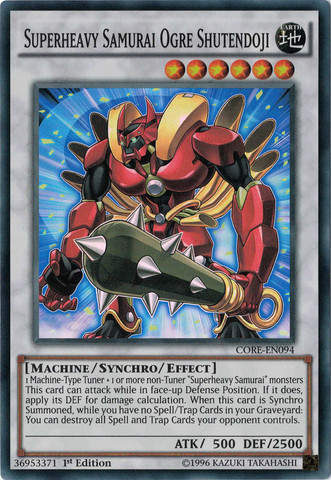 Superheavy Samurai Ogre Shutendoji [CORE-EN094] Super Rare | Cracking-Singles
