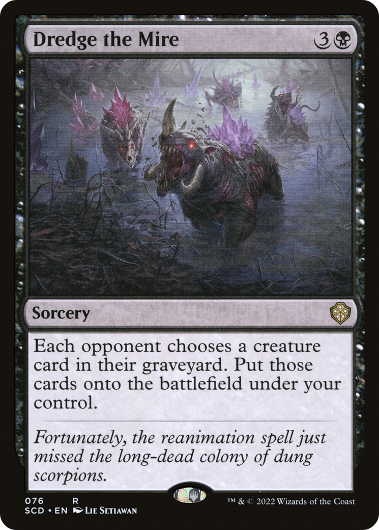 Dredge the Mire [Starter Commander Decks] | Cracking-Singles