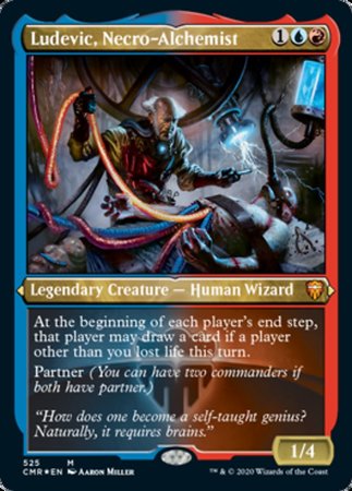Ludevic, Necro-Alchemist (Foil Etched) [Commander Legends] | Cracking-Singles