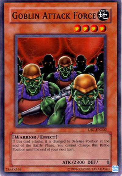 Goblin Attack Force [DB1-EN202] Super Rare | Cracking-Singles