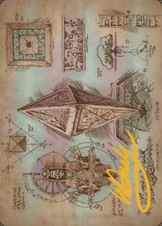 Keening Stone Art Card (Gold-Stamped Signature) [The Brothers' War Art Series] | Cracking-Singles