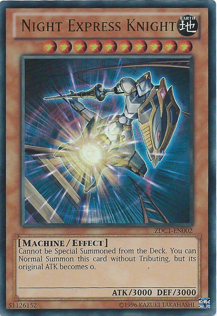 Night Express Knight [ZDC1-EN002] Ultra Rare | Cracking-Singles