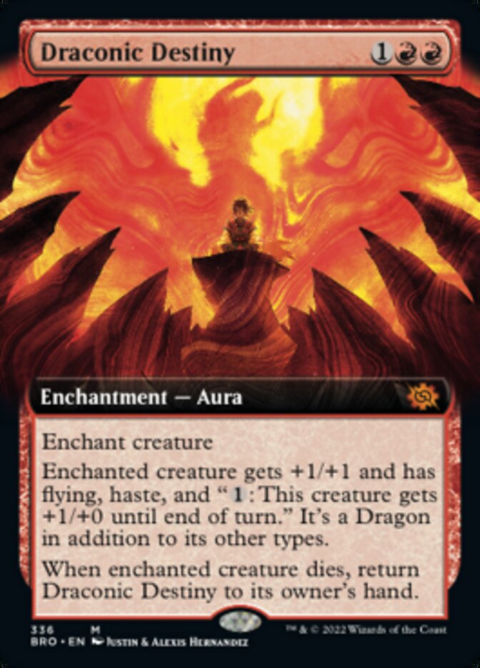 Draconic Destiny (Extended Art) [The Brothers' War] | Cracking-Singles