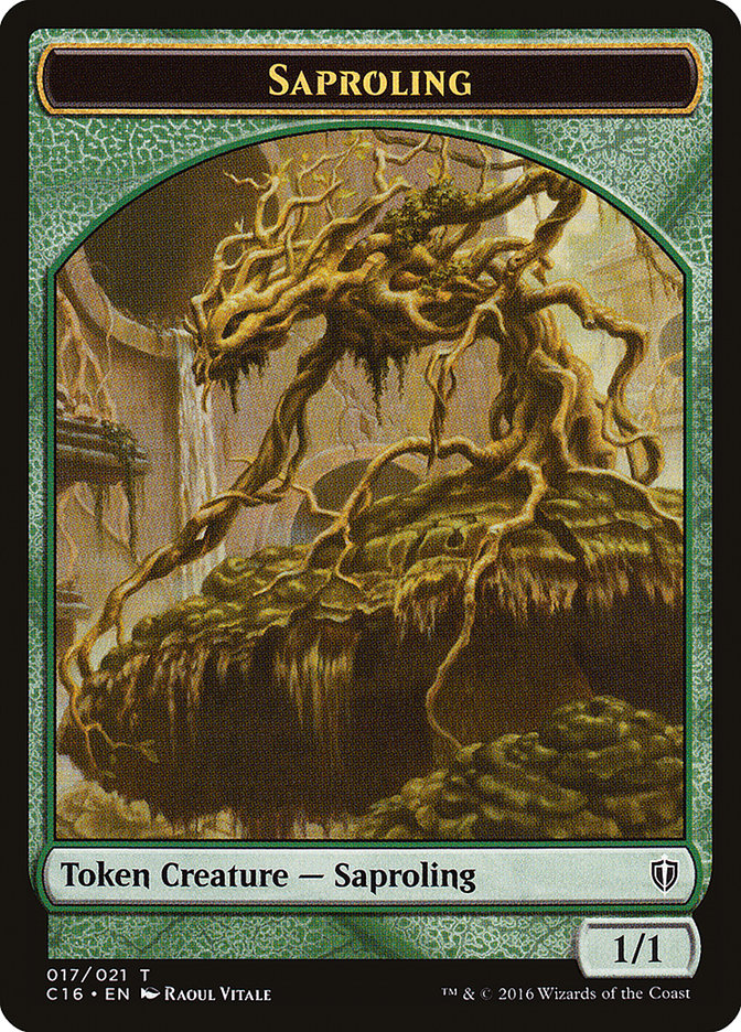 Saproling (017/021) [Commander 2016 Tokens] | Cracking-Singles