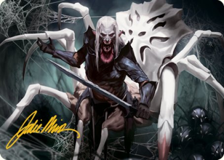 Drider Art Card (Gold-Stamped Signature) [Dungeons & Dragons: Adventures in the Forgotten Realms Art Series] | Cracking-Singles