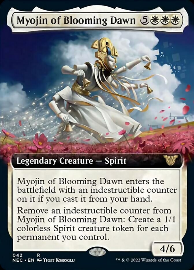 Myojin of Blooming Dawn (Extended) [Kamigawa: Neon Dynasty Commander] | Cracking-Singles