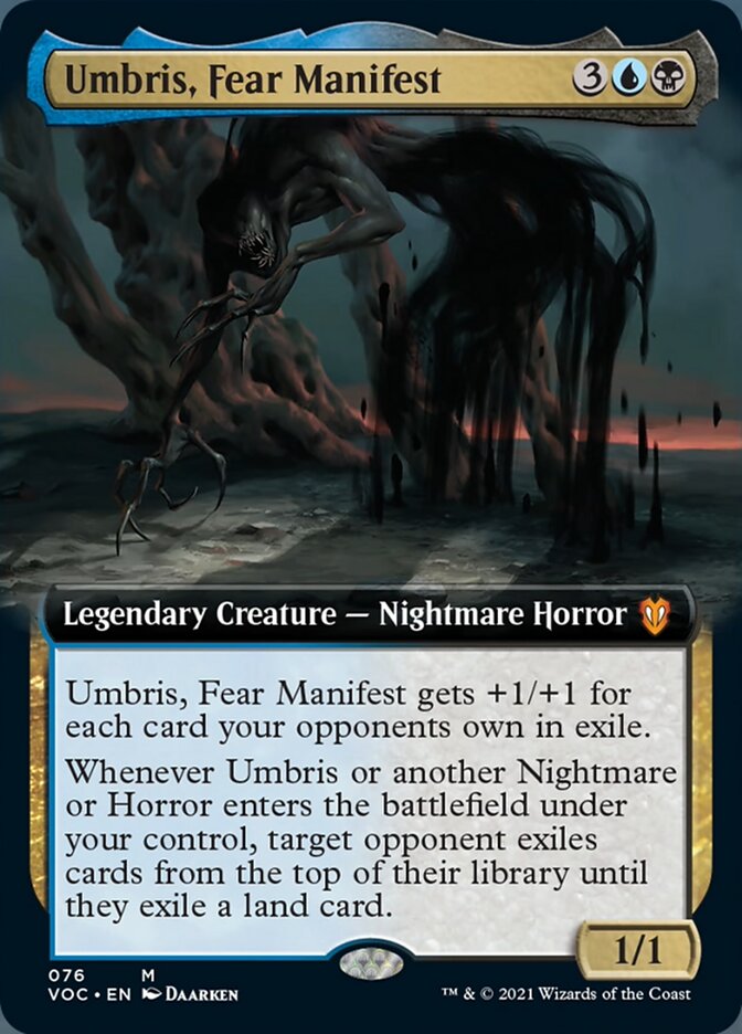 Umbris, Fear Manifest (Extended) [Innistrad: Crimson Vow Commander] | Cracking-Singles