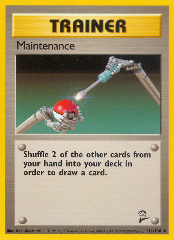 Maintenance (112/130) [Base Set 2] | Cracking-Singles