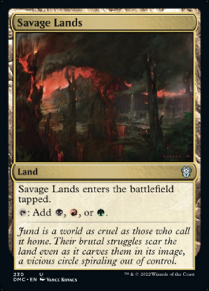 Savage Lands [Dominaria United Commander] | Cracking-Singles