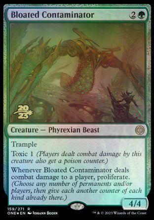 Bloated Contaminator [Phyrexia: All Will Be One Prerelease Promos] | Cracking-Singles