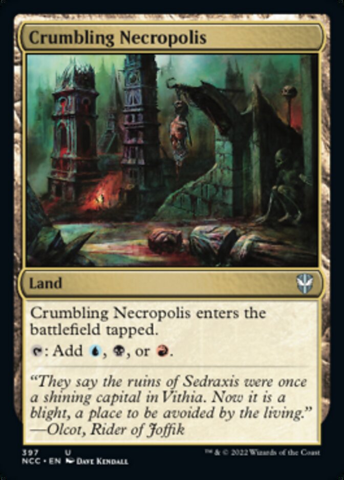 Crumbling Necropolis [Streets of New Capenna Commander] | Cracking-Singles