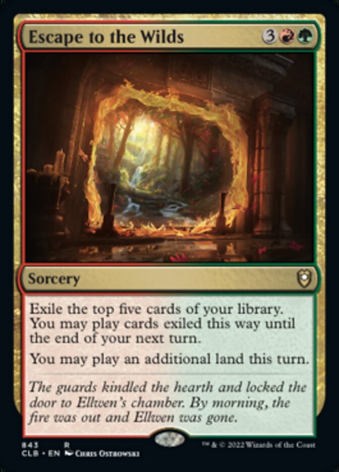 Escape to the Wilds [Commander Legends: Battle for Baldur's Gate] | Cracking-Singles
