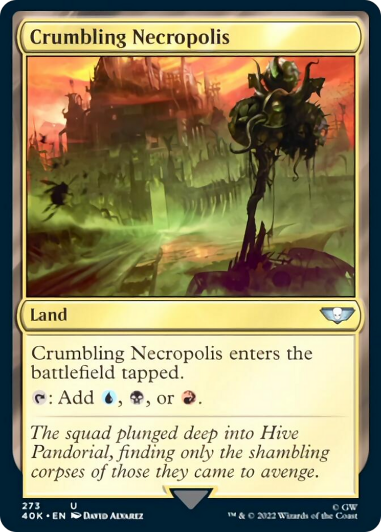 Crumbling Necropolis [Universes Beyond: Warhammer 40,000] | Cracking-Singles