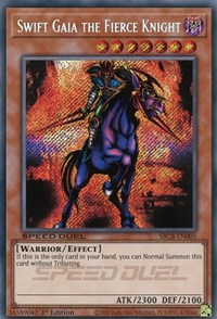 Swift Gaia the Fierce Knight (Secret) [SBCB-EN005] Secret Rare | Cracking-Singles