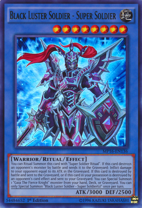 Black Luster Soldier - Super Soldier [MP16-EN136] Ultra Rare | Cracking-Singles