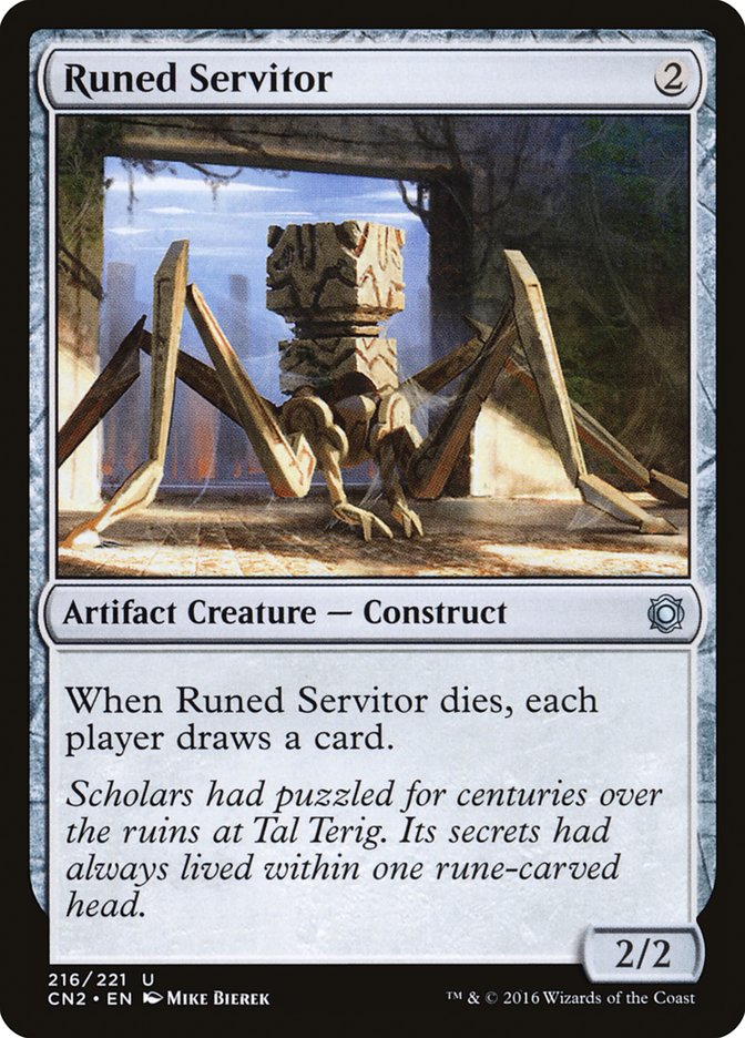 Runed Servitor [Conspiracy: Take the Crown] | Cracking-Singles