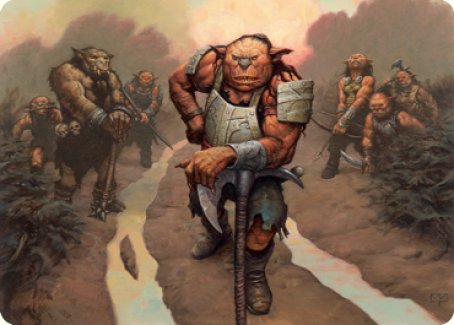 Hobgoblin Bandit Lord Art Card [Dungeons & Dragons: Adventures in the Forgotten Realms Art Series] | Cracking-Singles