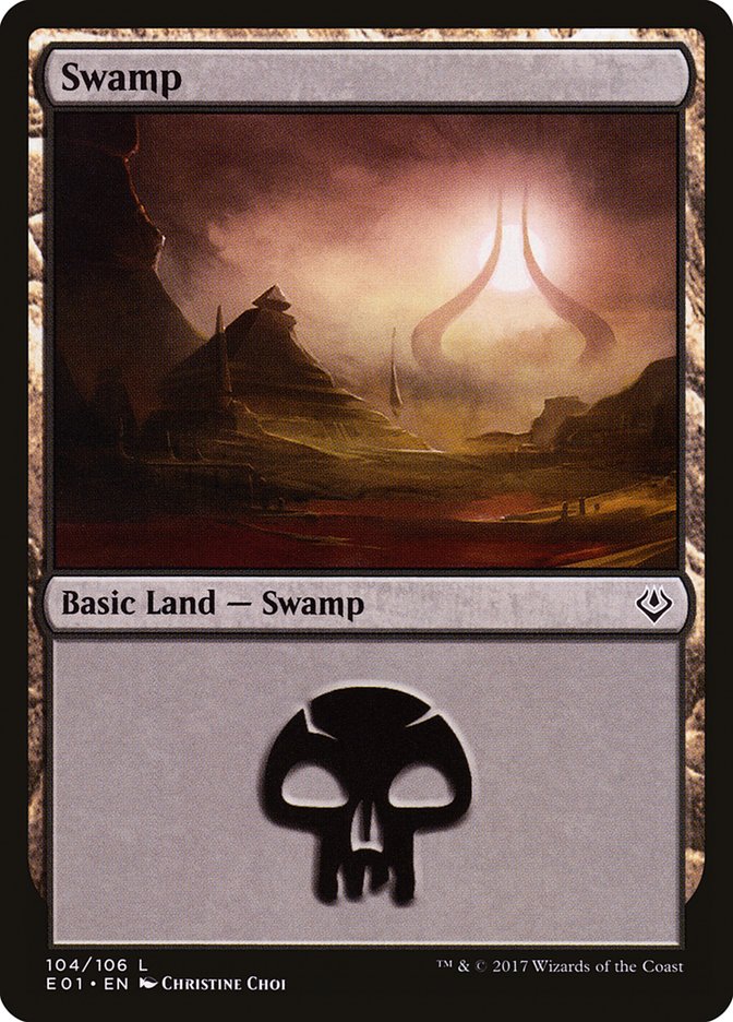 Swamp (104) [Archenemy: Nicol Bolas] | Cracking-Singles