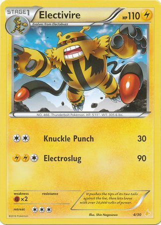 Electivire (4/30) [XY: Trainer Kit 3 - Pikachu Libre] | Cracking-Singles