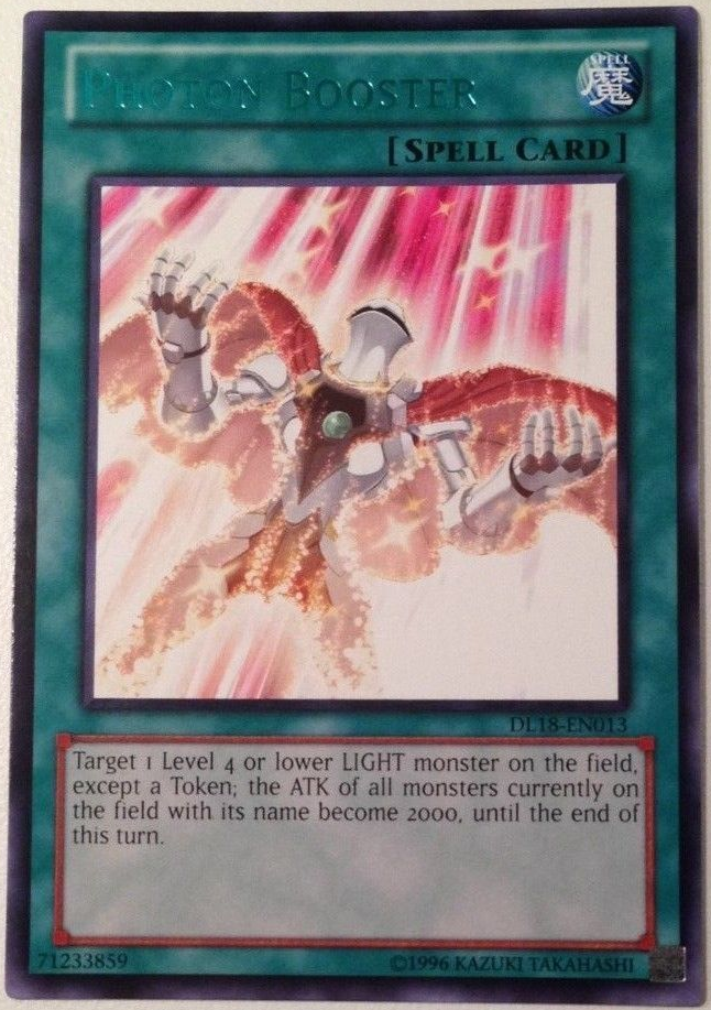 Photon Booster (Green) [DL18-EN013] Rare | Cracking-Singles