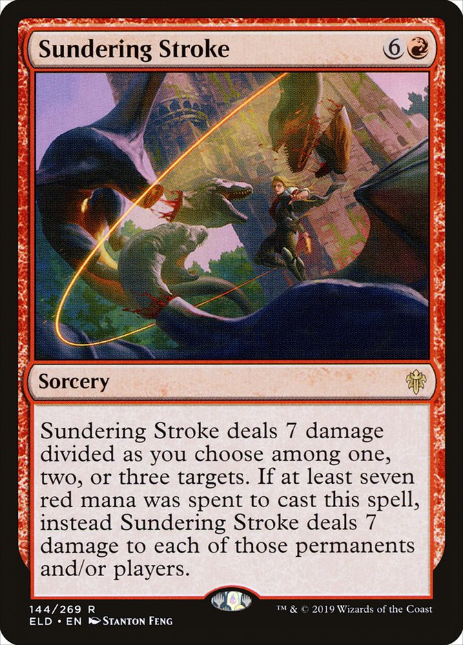 Sundering Stroke [Throne of Eldraine] | Cracking-Singles