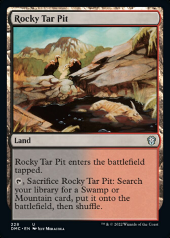 Rocky Tar Pit [Dominaria United Commander] | Cracking-Singles