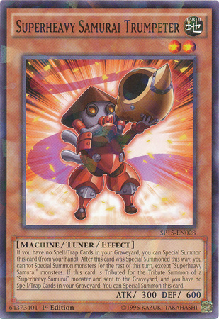 Superheavy Samurai Trumpeter [SP15-EN028] Shatterfoil Rare | Cracking-Singles