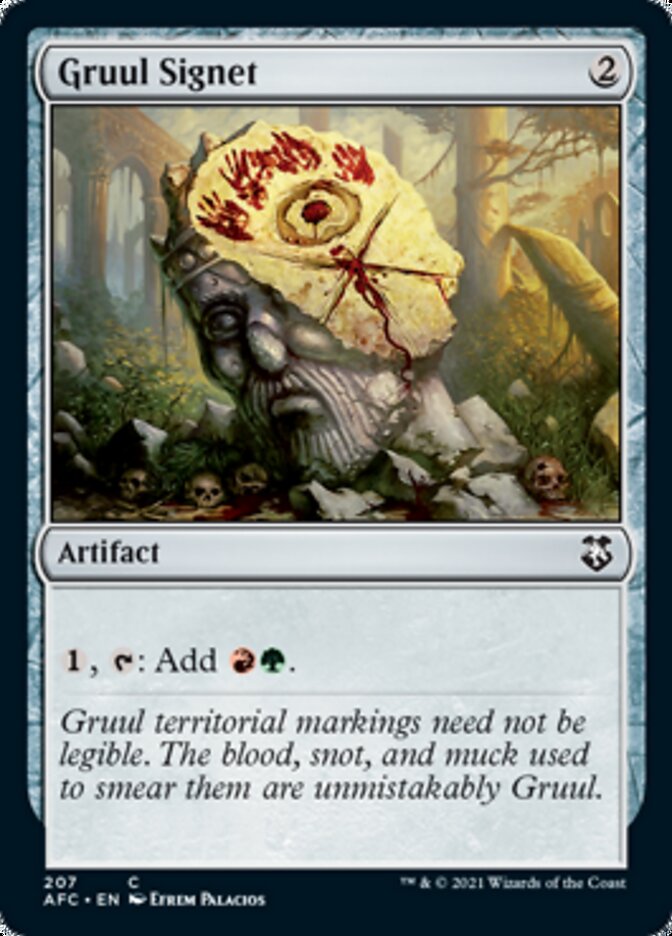 Gruul Signet [Dungeons & Dragons: Adventures in the Forgotten Realms Commander] | Cracking-Singles