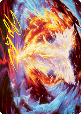 Magma Opus Art Card (Gold-Stamped Signature) [Strixhaven: School of Mages Art Series] | Cracking-Singles