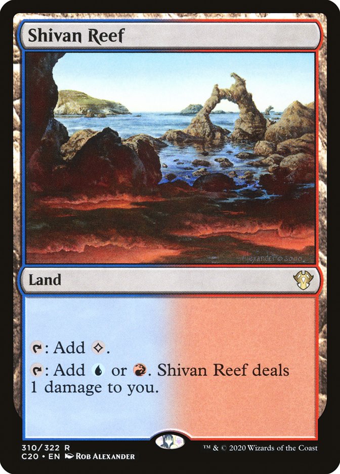 Shivan Reef [Commander 2020] | Cracking-Singles