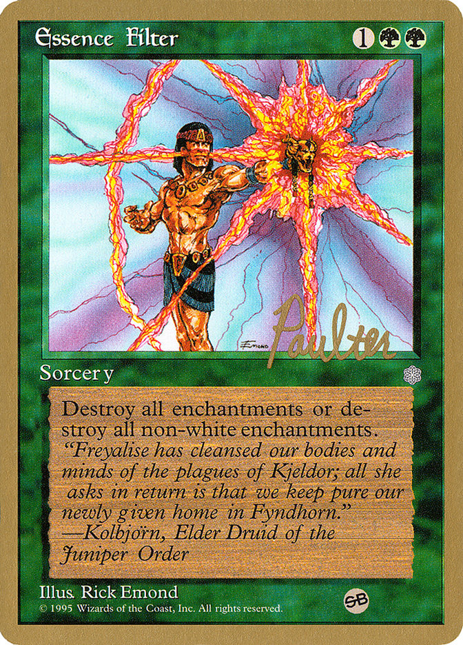 Essence Filter (Preston Poulter) (SB) [Pro Tour Collector Set] | Cracking-Singles