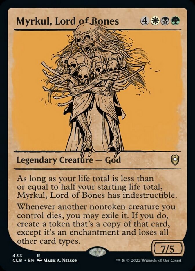 Myrkul, Lord of Bones (Showcase) [Commander Legends: Battle for Baldur's Gate] | Cracking-Singles